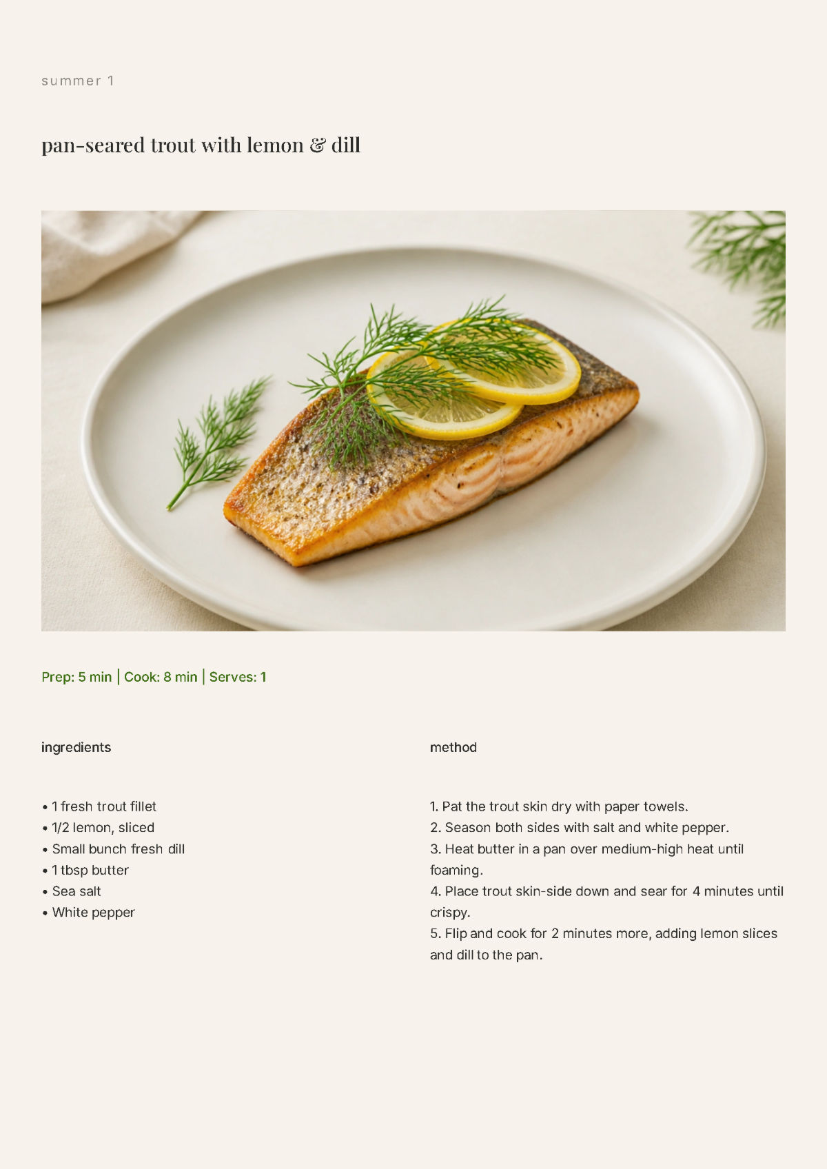Free Minimalist Cookbook Background Template to Edit Online