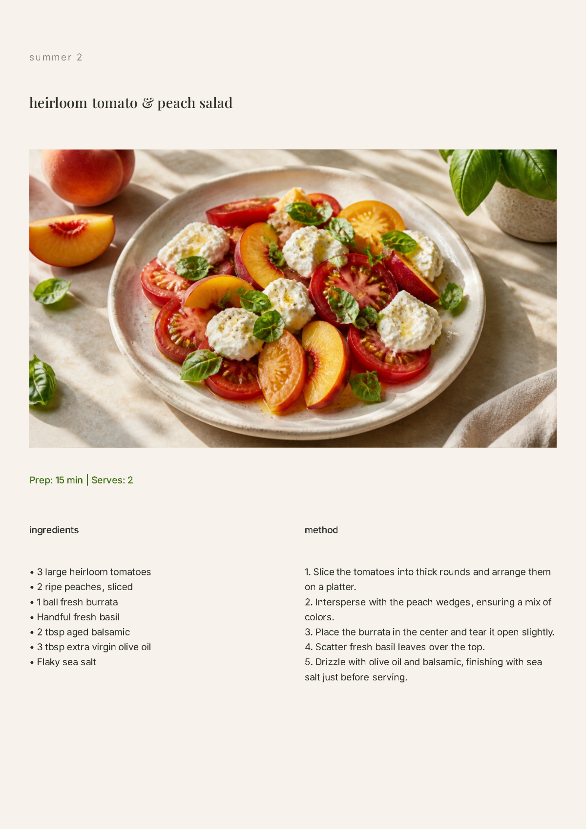 Free Minimalist Cookbook Background Template to Edit Online