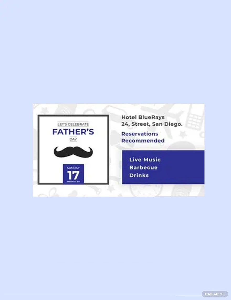 Free Father's Day LinkedIn Blog Post Template