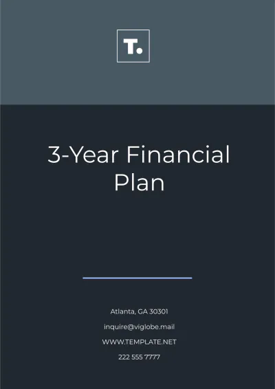 Free 3-Year Financial Plan Template to Edit Online