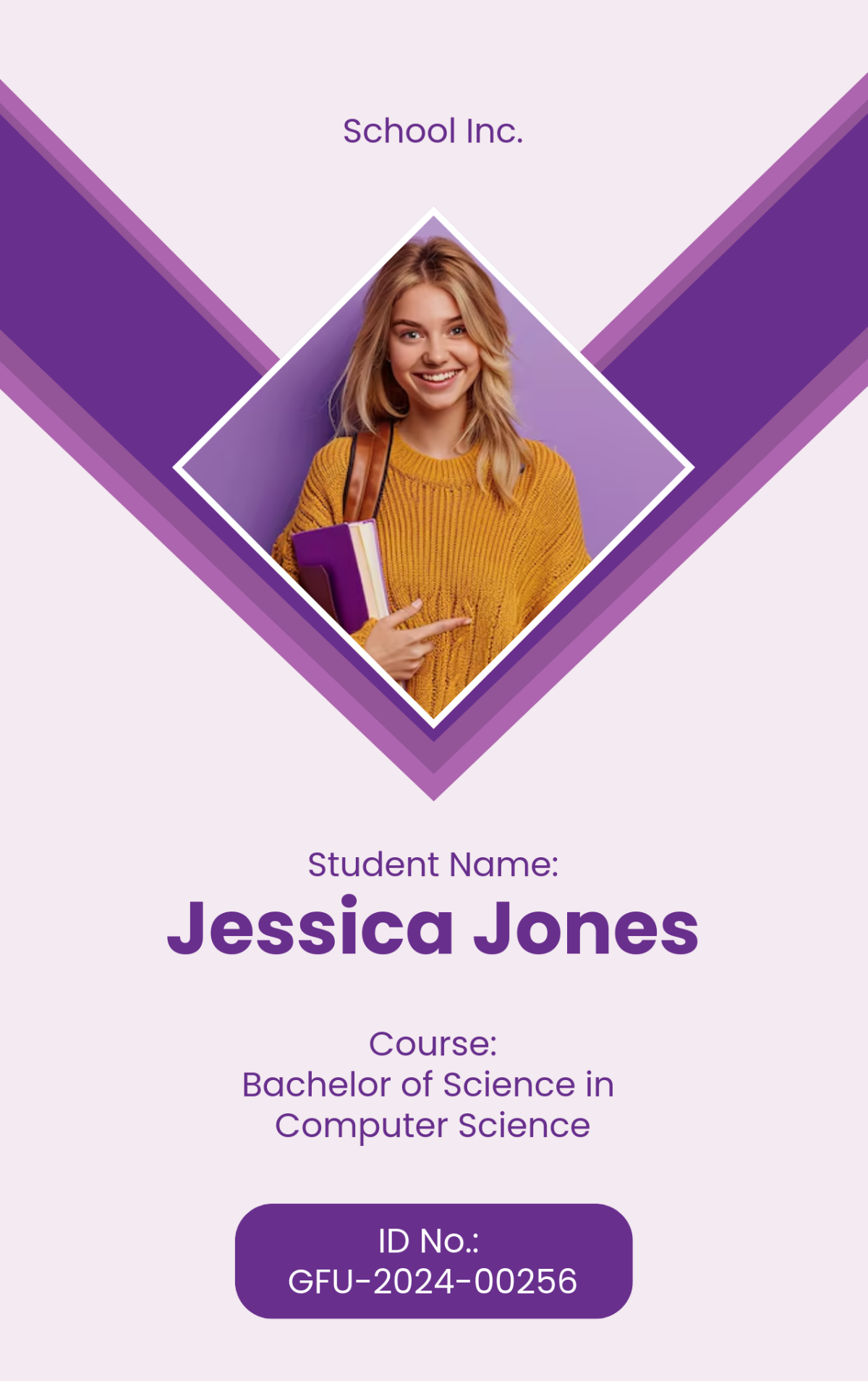 College ID Template - Edit Online & Download