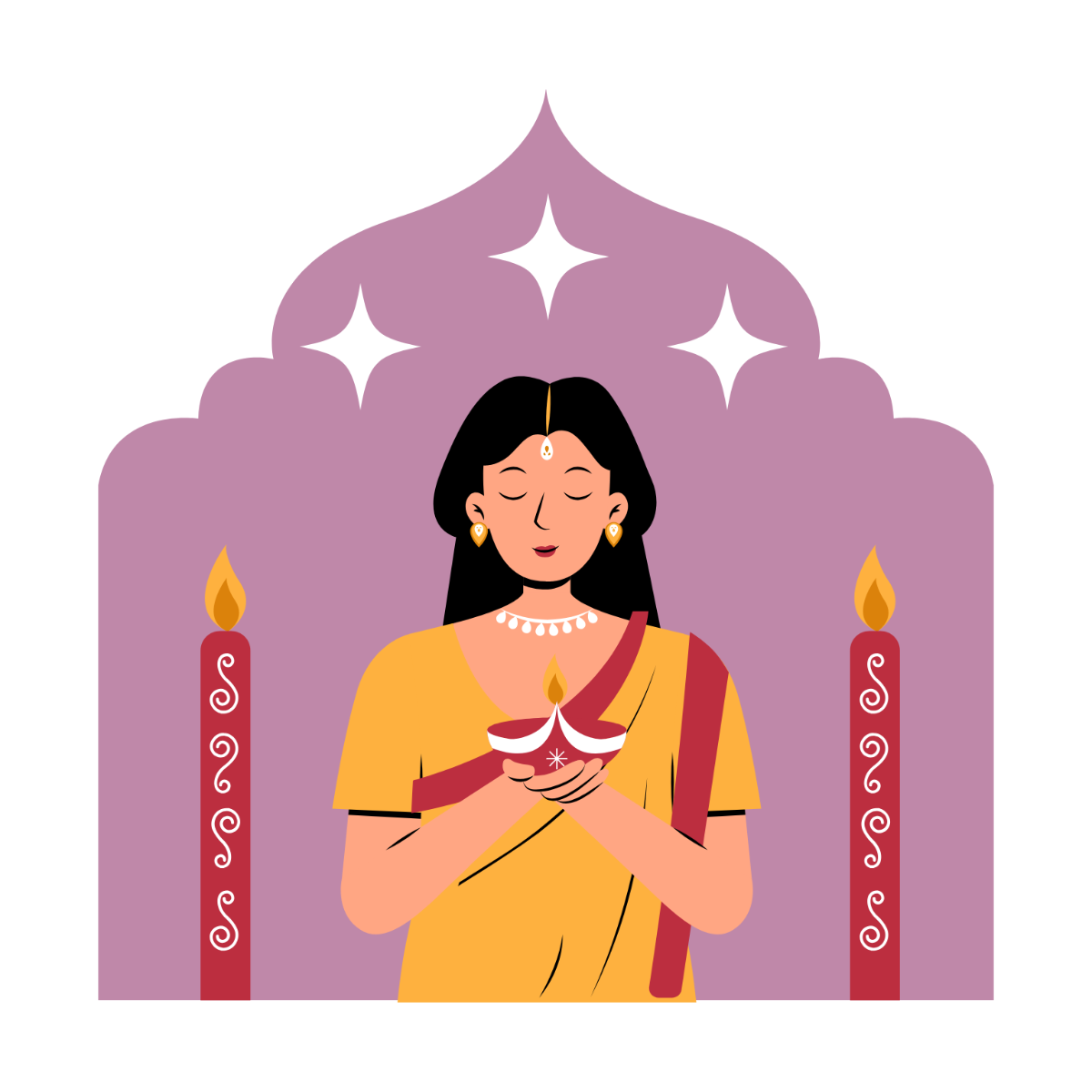 Diwali Puja Clipart - Edit Online | Template.net