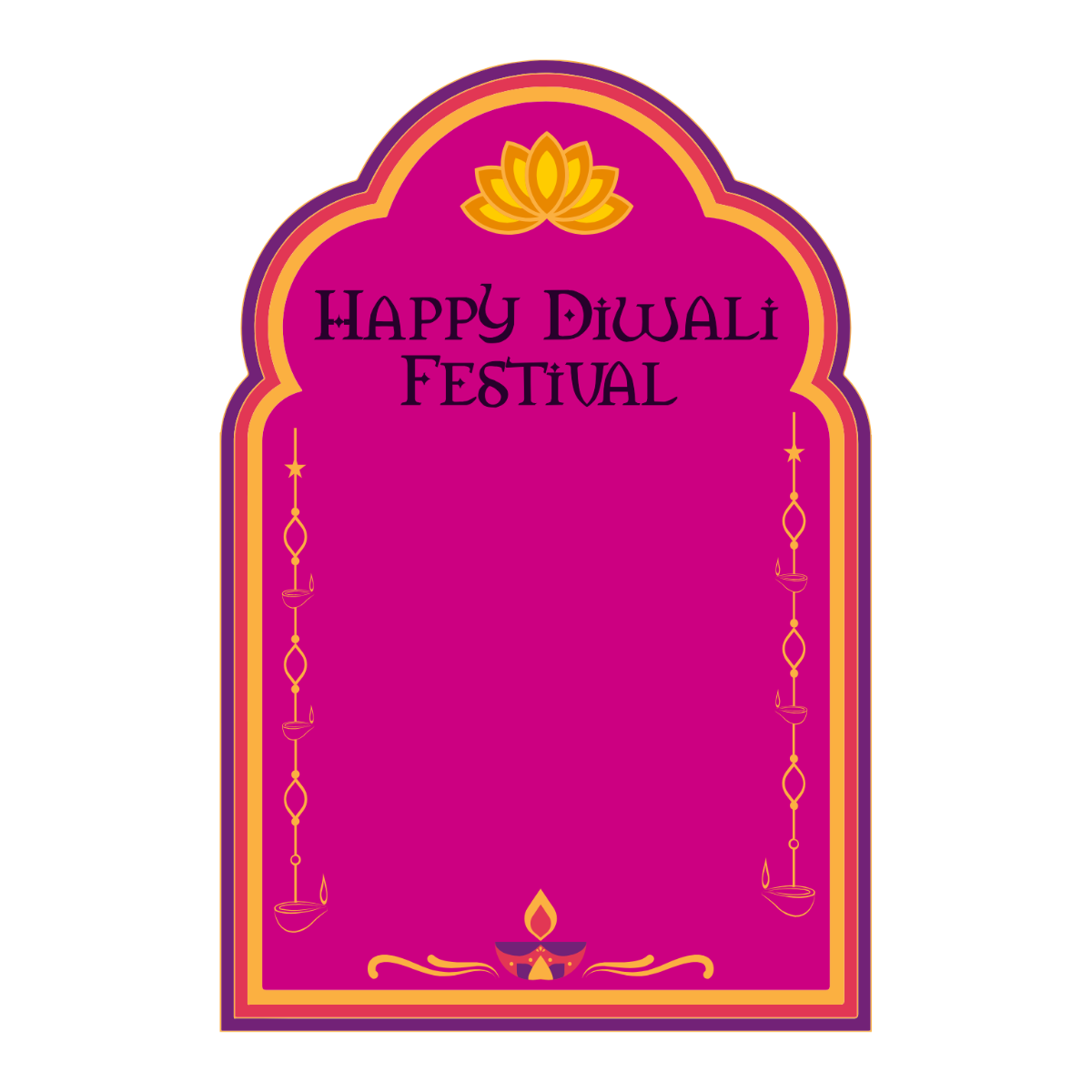 Diwali Invitation Clipart - Edit Online | Template.net