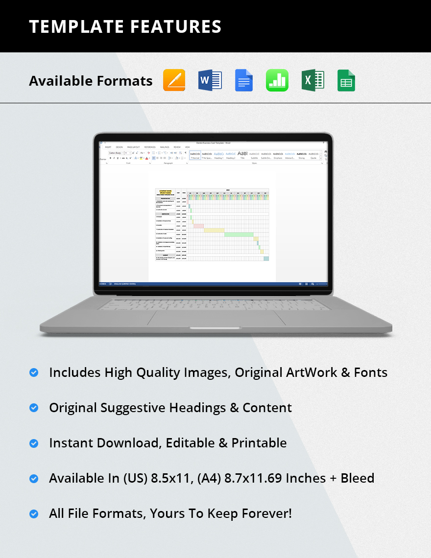 Residential Construction Project Schedule Template