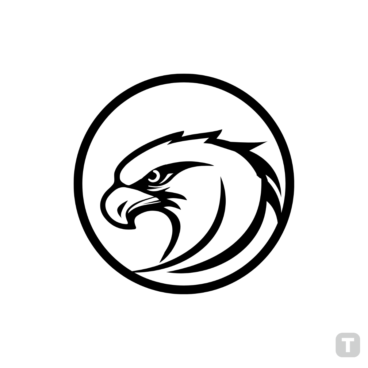 Simple Eagle Clipart - Edit Online | Template.net