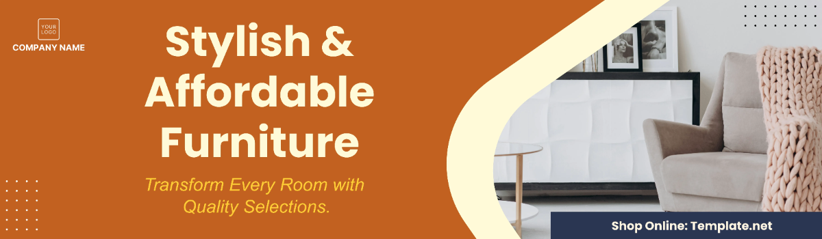 Free Furniture Store Billboard Template to Edit Online