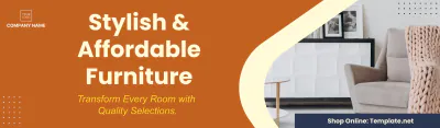 Free Furniture Store Billboard Template to Edit Online