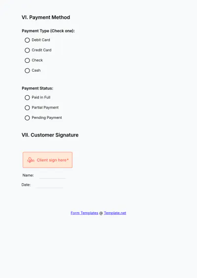 Free Furniture Store Invoice Form Template to Edit Online