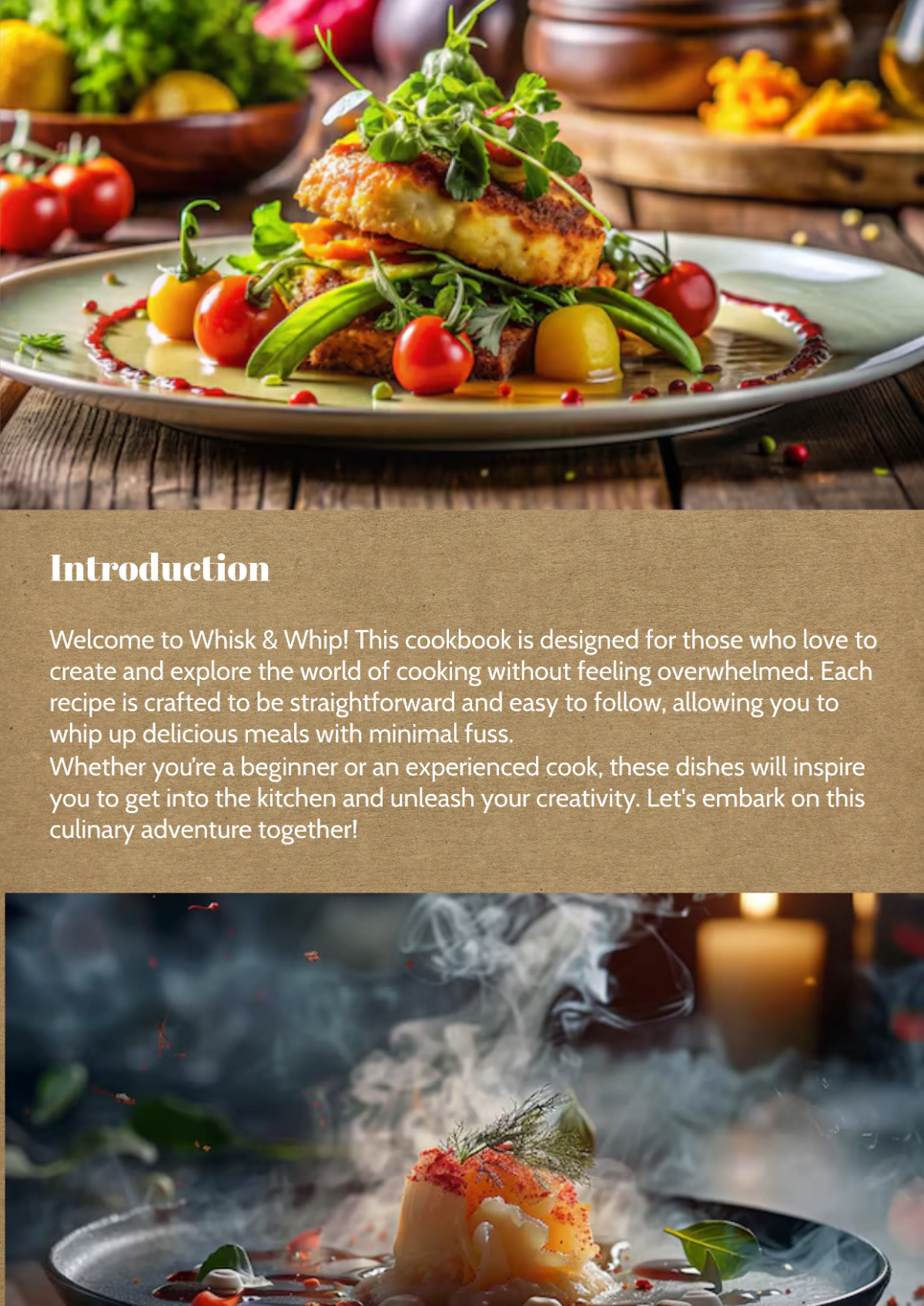 Free DIY Cookbook Template to Edit Online