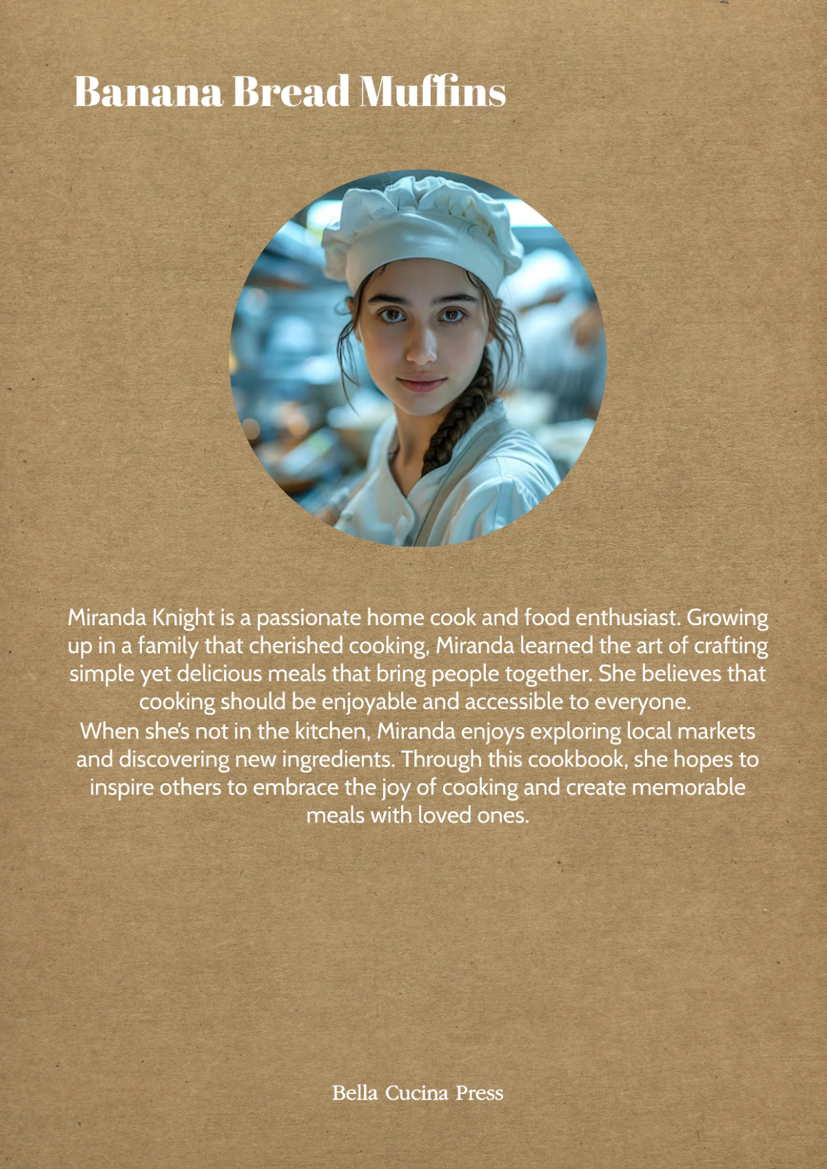 Free DIY Cookbook Template to Edit Online