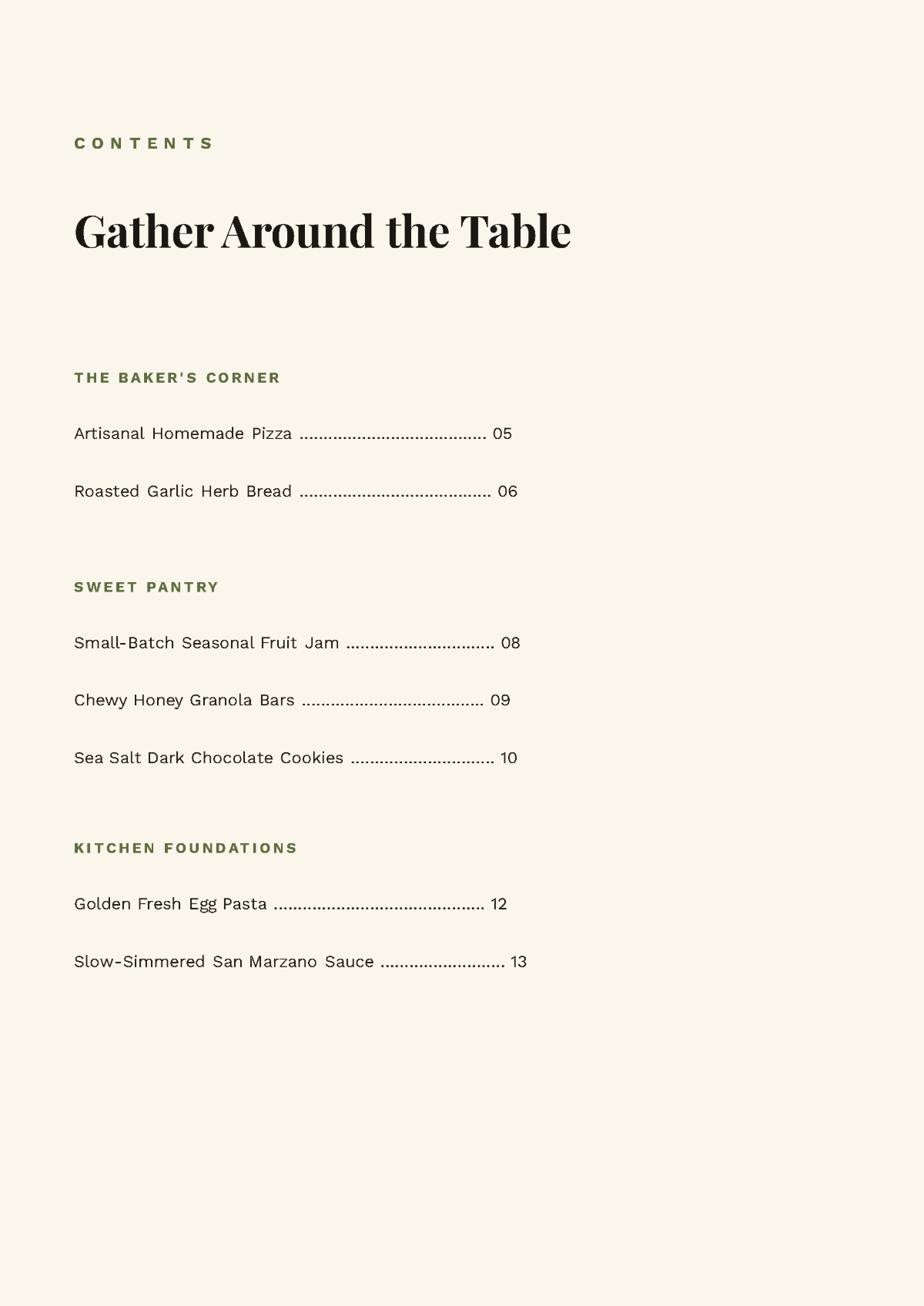 Free DIY Cookbook Template to Edit Online