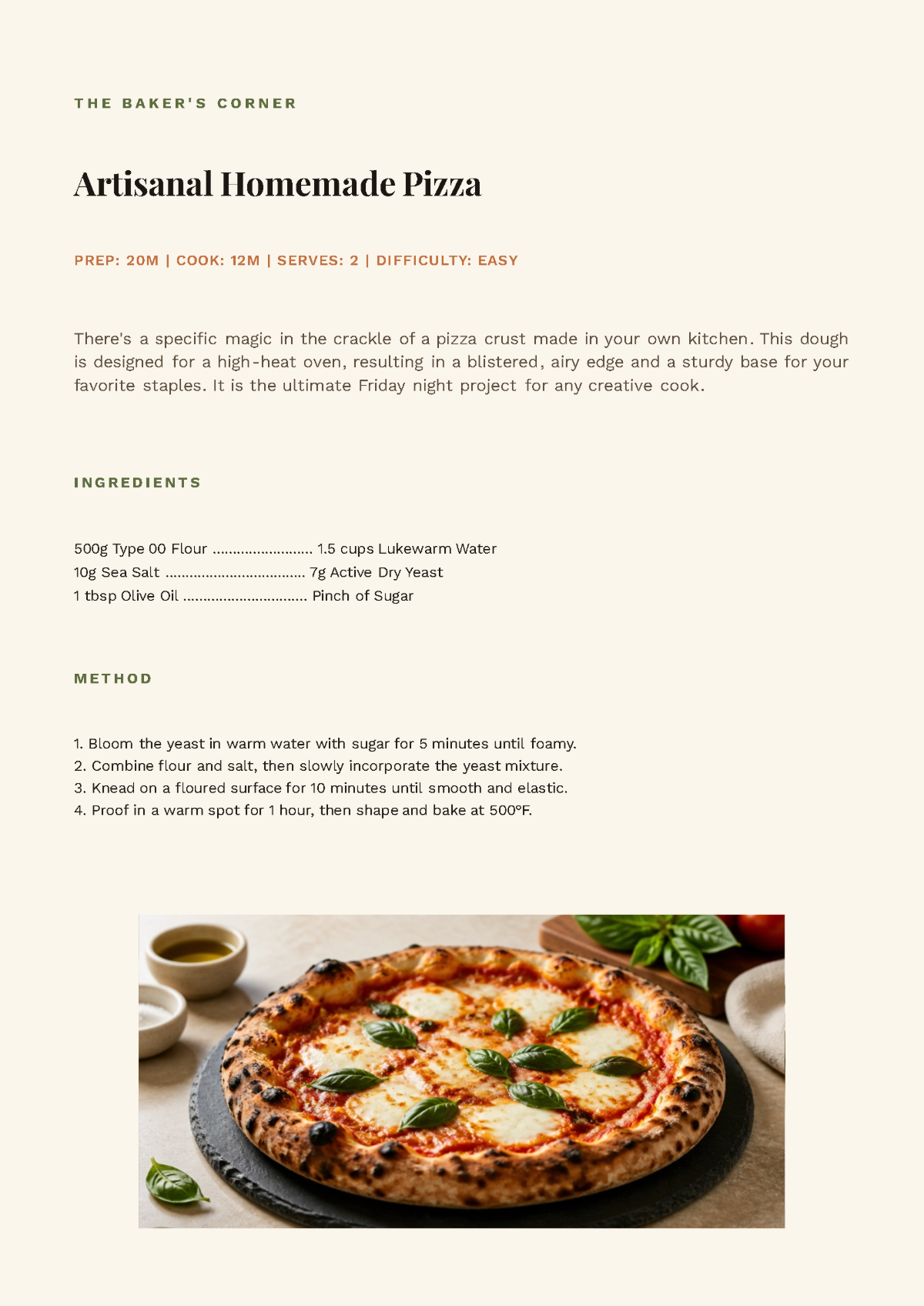 Free DIY Cookbook Template to Edit Online