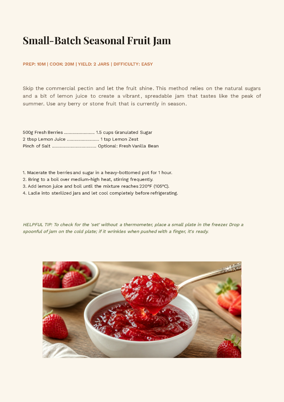 Free DIY Cookbook Template to Edit Online