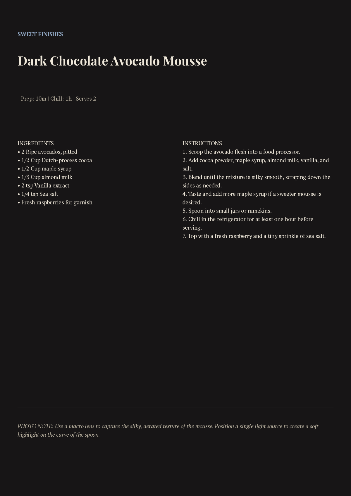 Free Food Photography Cookbook Template to Edit Online