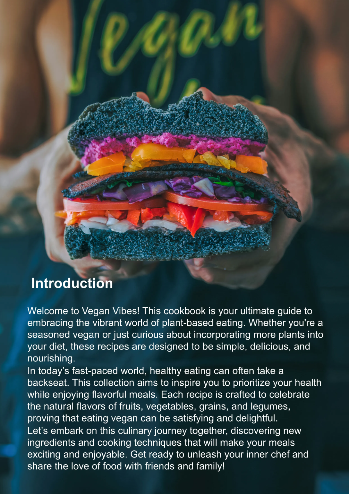 Free Vegan Cookbook Template to Edit Online