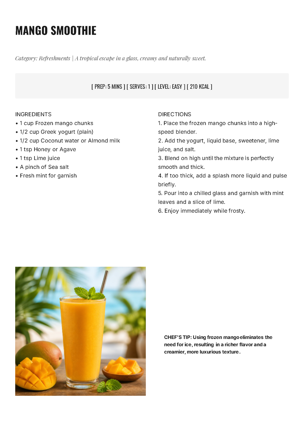Free Aesthetic Cookbook Layout Template to Edit Online