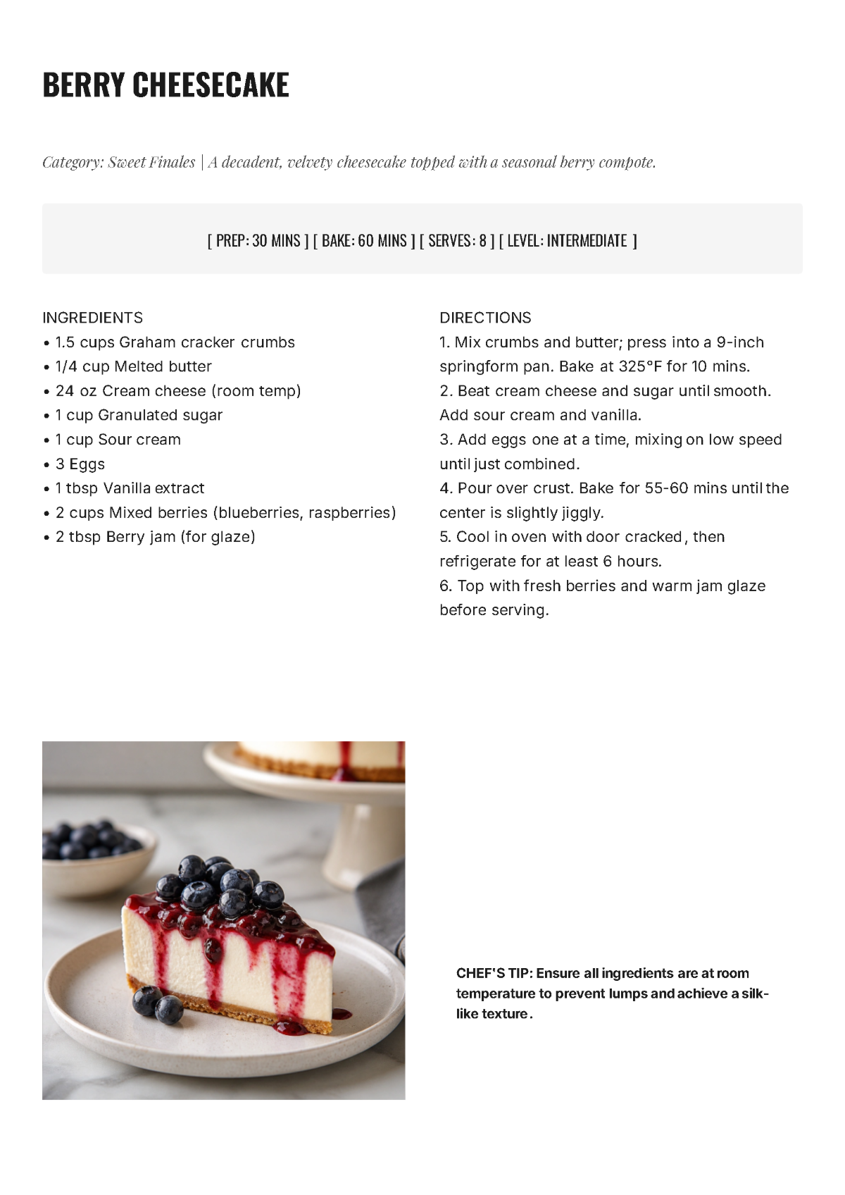 Free Aesthetic Cookbook Layout Template to Edit Online