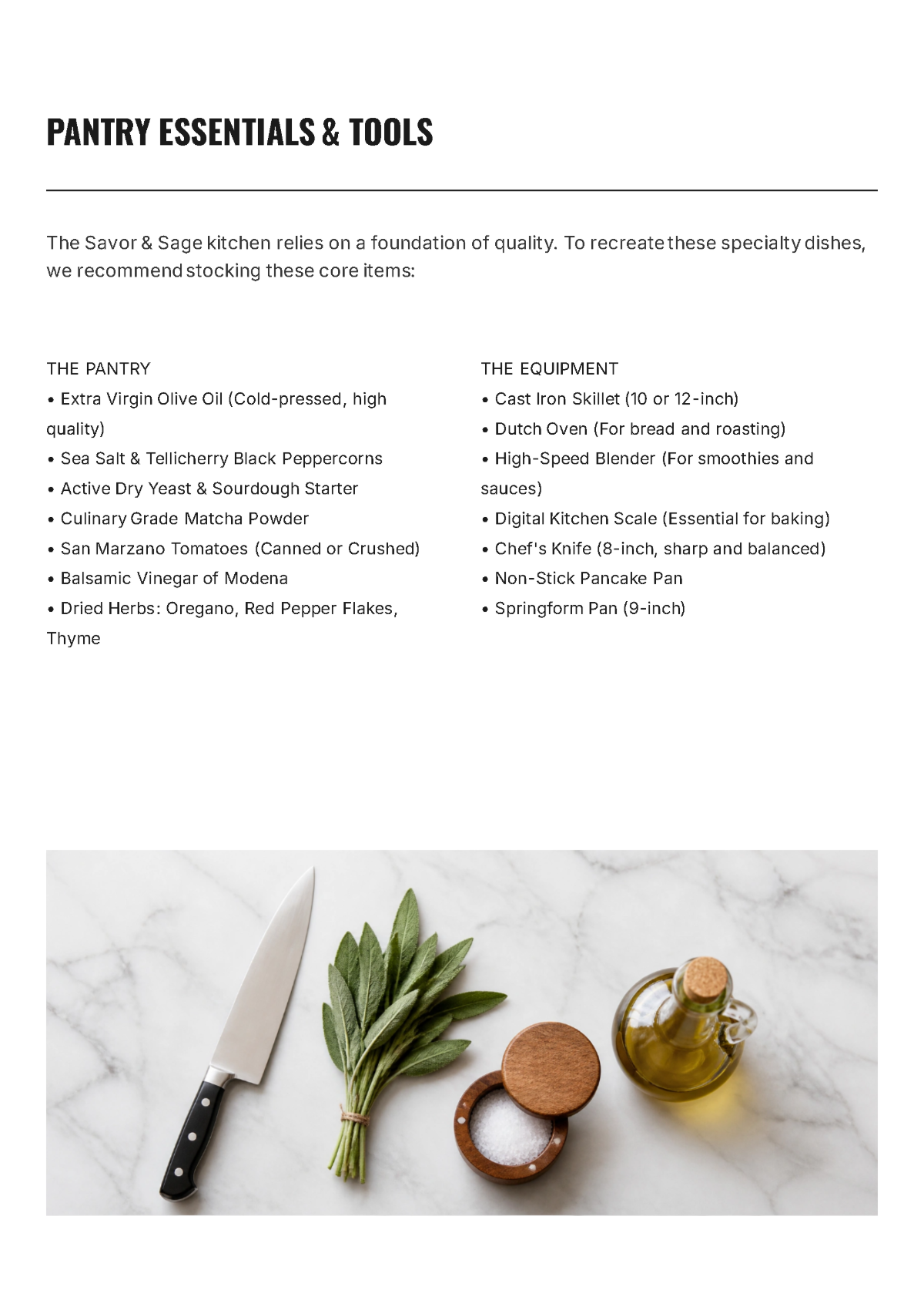 Free Aesthetic Cookbook Layout Template to Edit Online