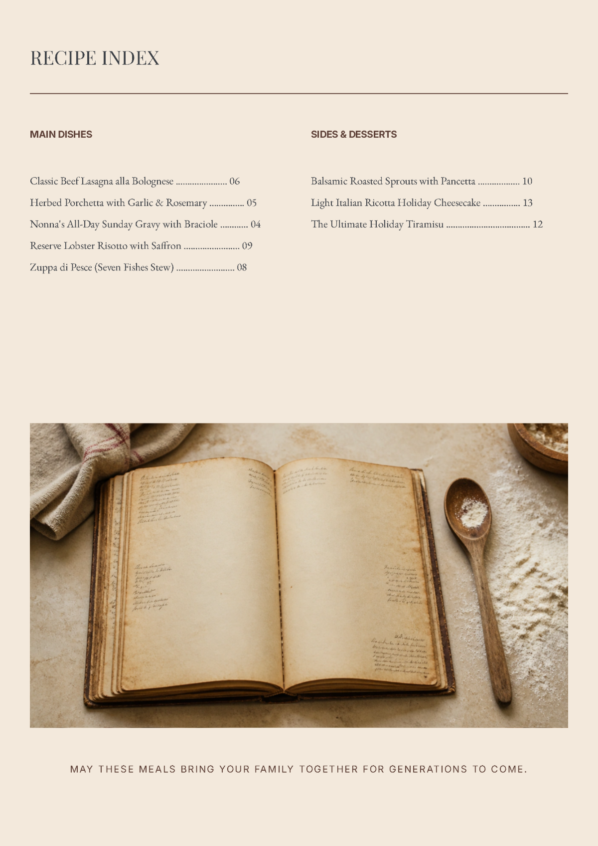 Free Leather Cookbook Template to Edit Online