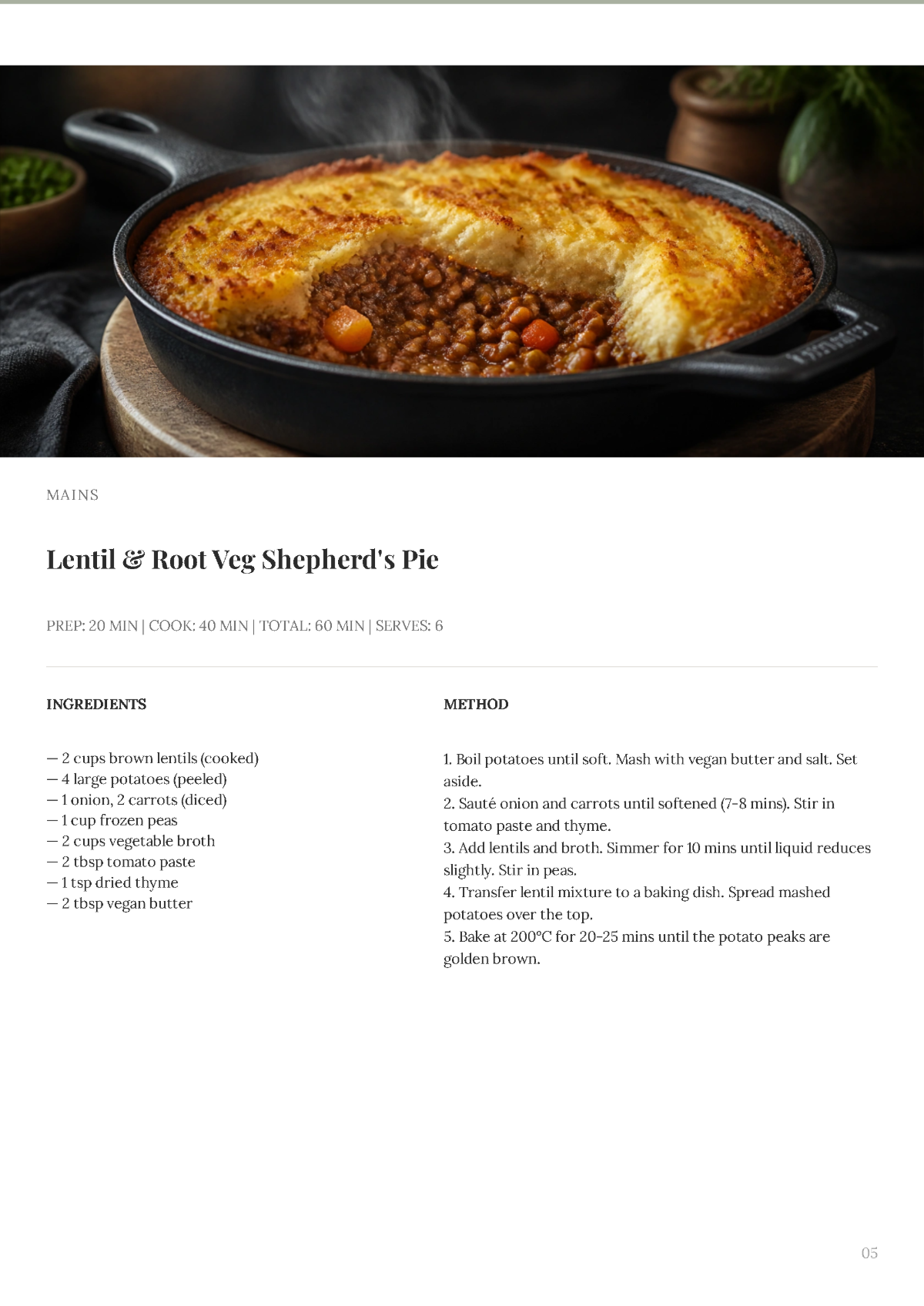 Free Professional Cookbook Template to Edit Online