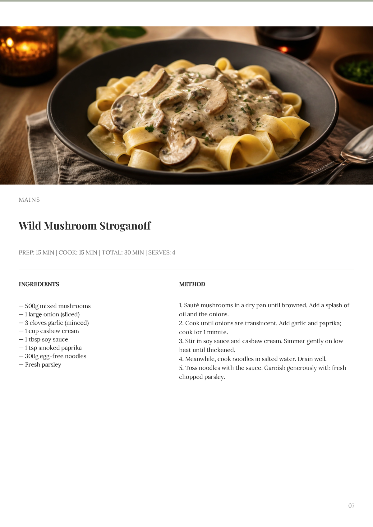 Free Professional Cookbook Template to Edit Online