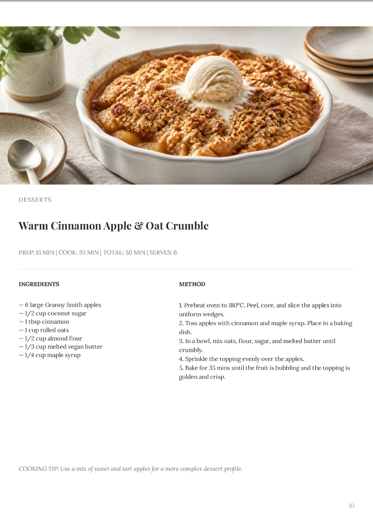 Free Professional Cookbook Template to Edit Online