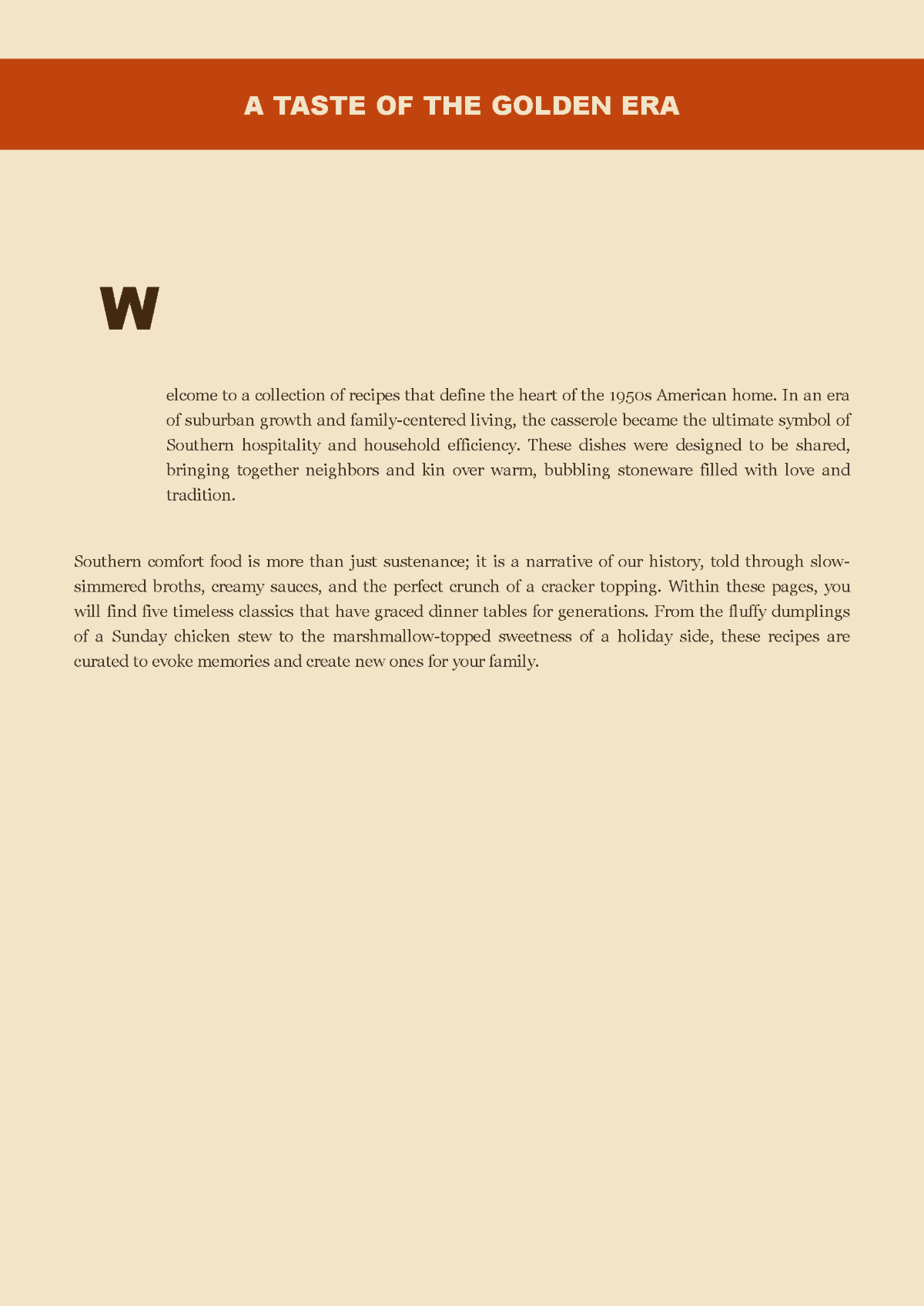 Free Retro Cookbook Template to Edit Online