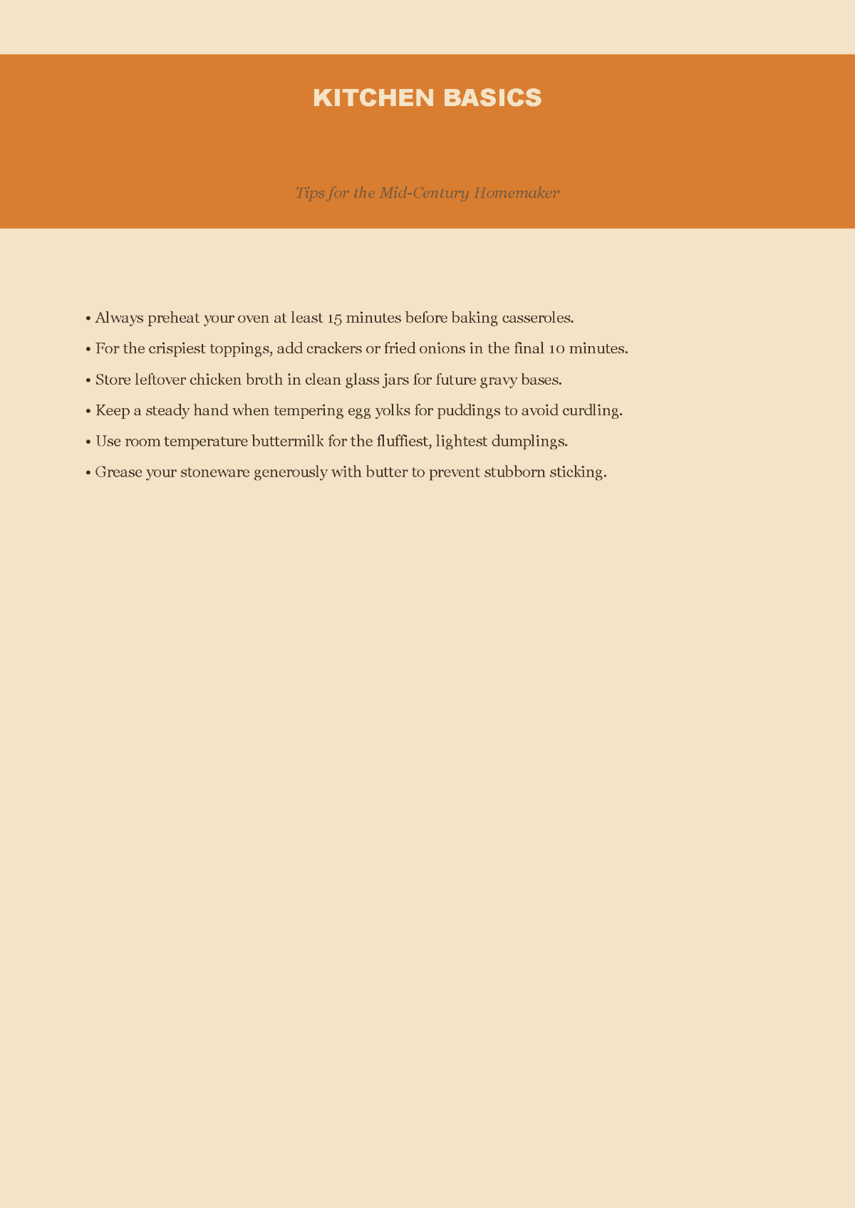 Free Retro Cookbook Template to Edit Online