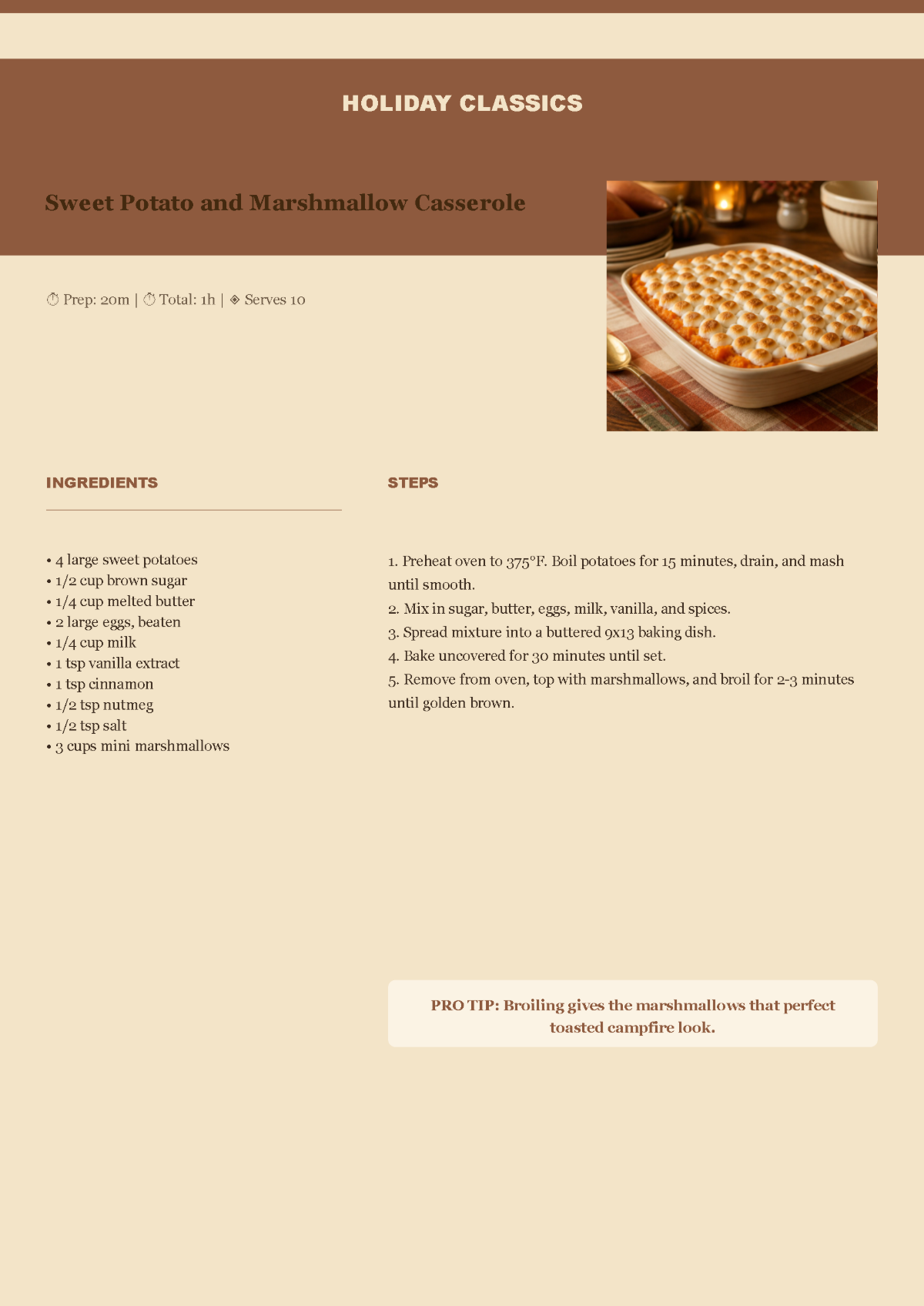 Free Retro Cookbook Template to Edit Online