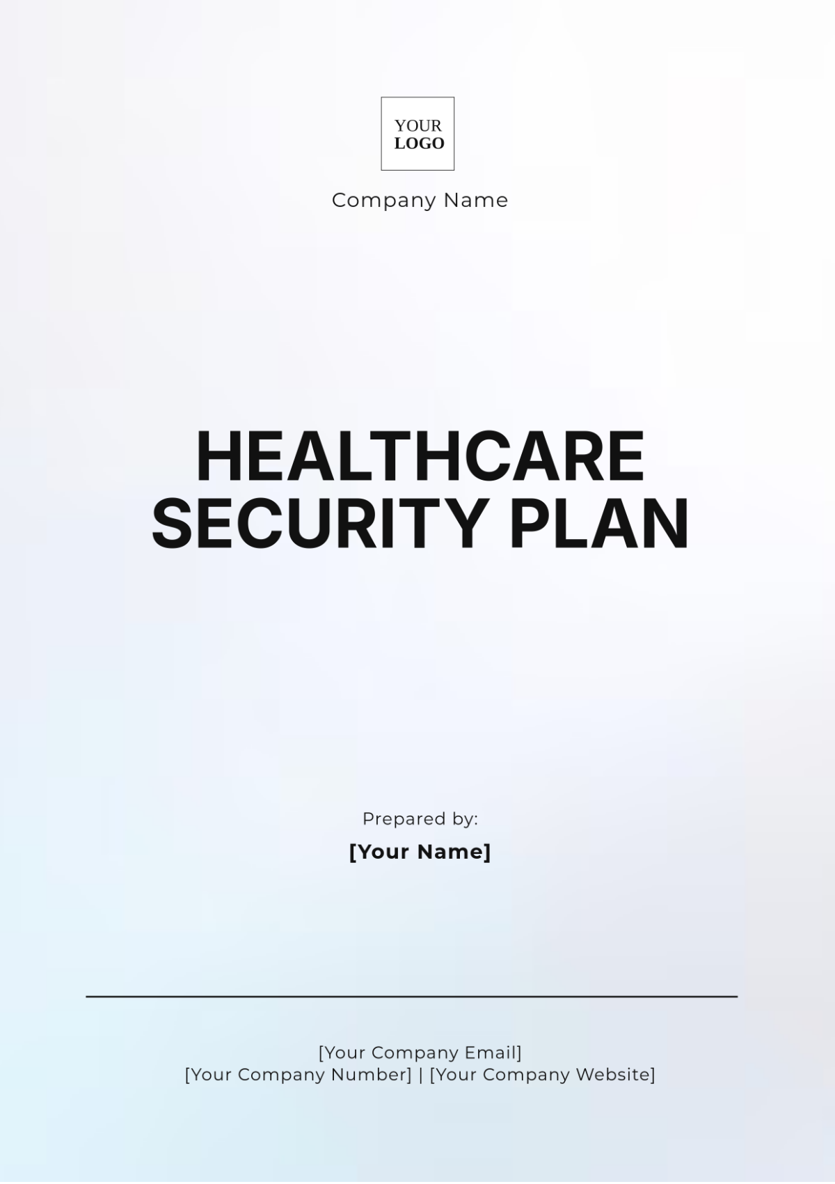 Healthcare Security Plan Template - Edit Online & Download