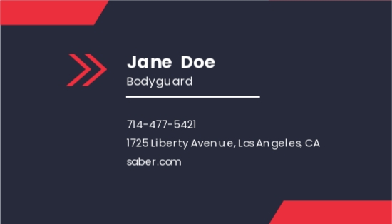 Security Guard Services Business Card Template 1.jpe