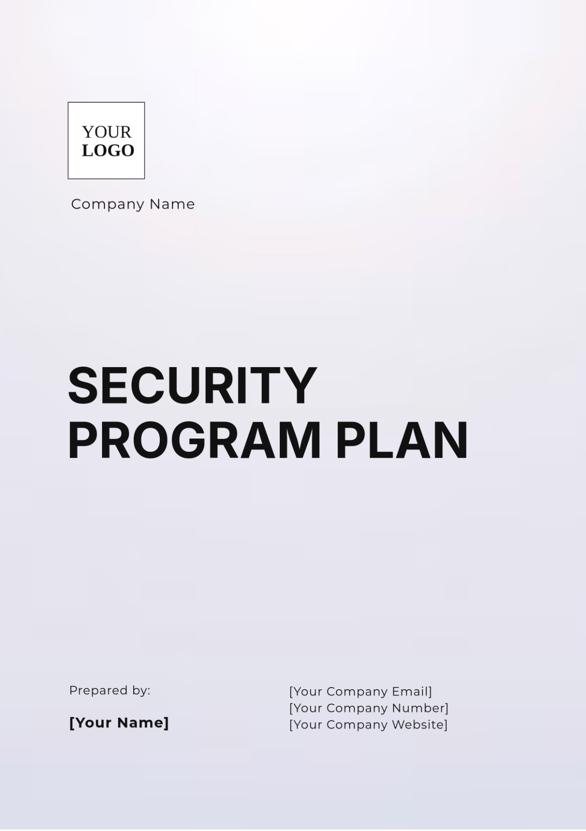 Security Program Plan Template - Edit Online & Download