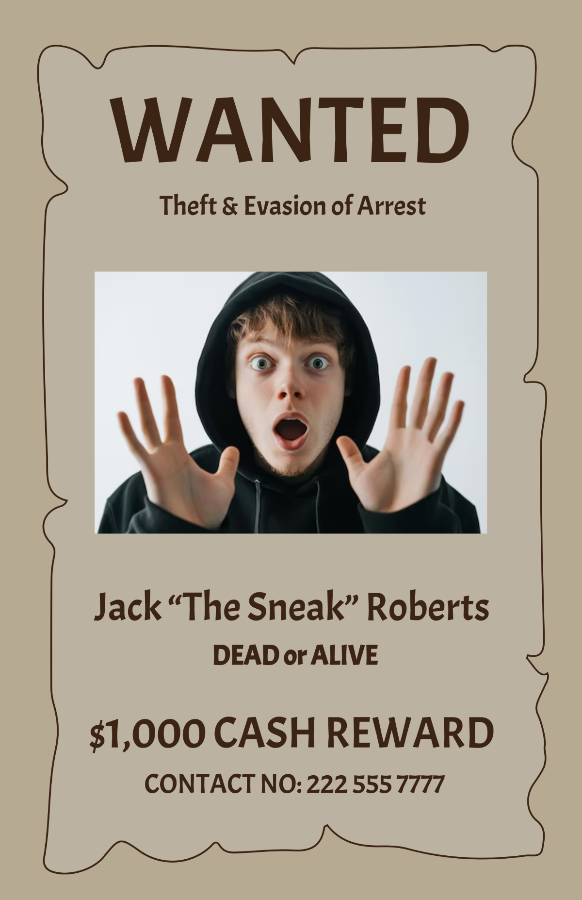 Free Wanted Poster Templates Editable And Printable Free Wanted Poster Templates Editable And Printable