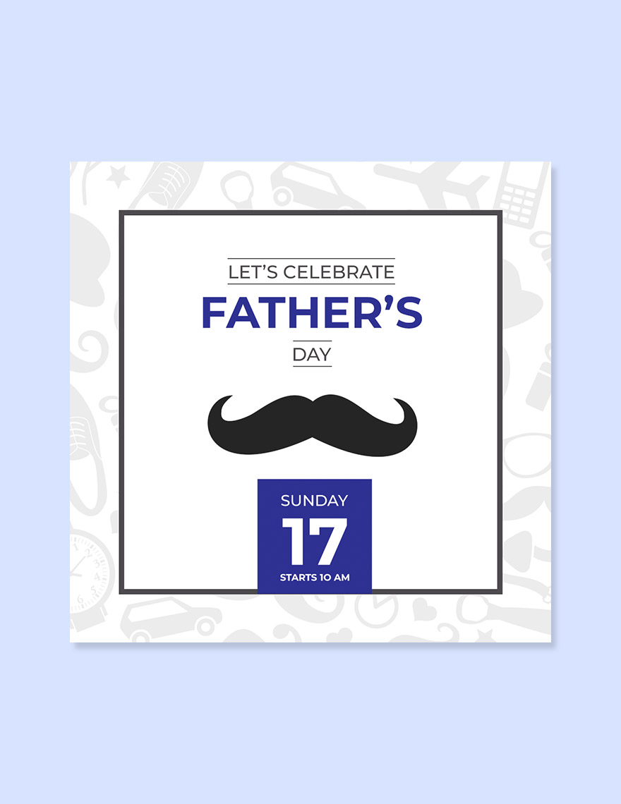Father's Day Tumblr Profile Photo Template