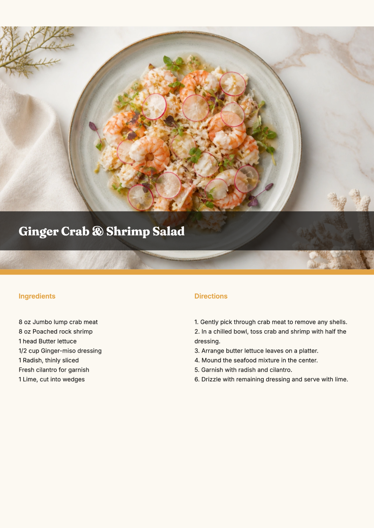 Free Restaurant Cookbook Template to Edit Online