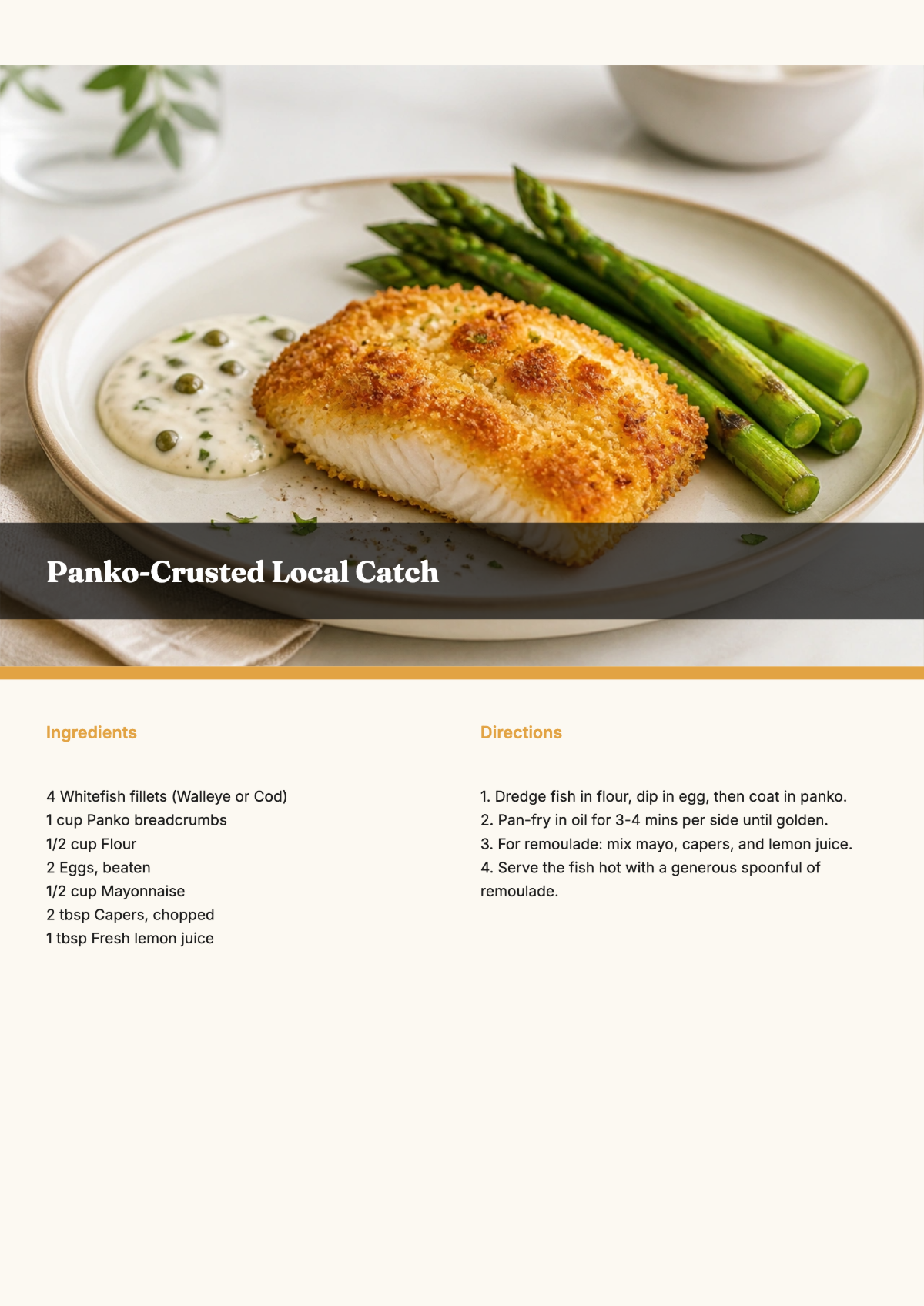 Free Restaurant Cookbook Template to Edit Online