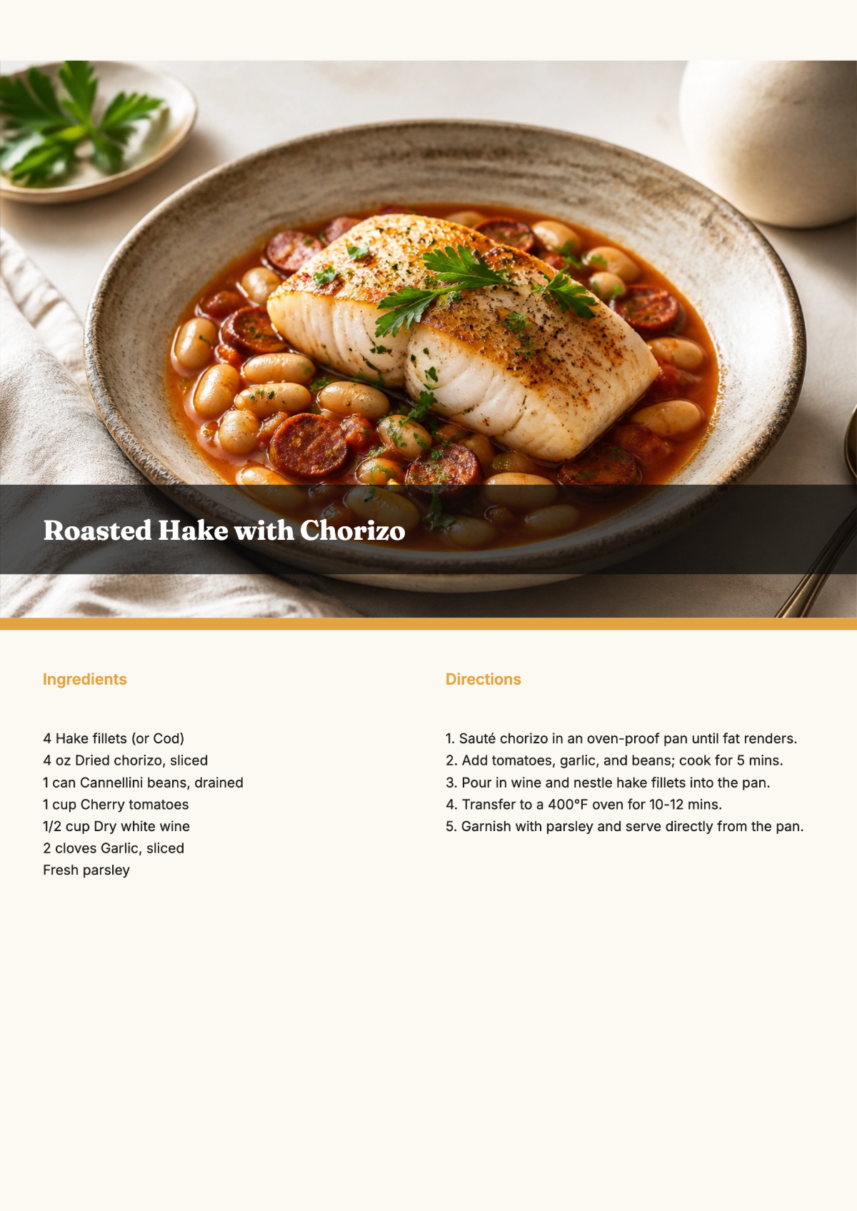 Free Restaurant Cookbook Template to Edit Online