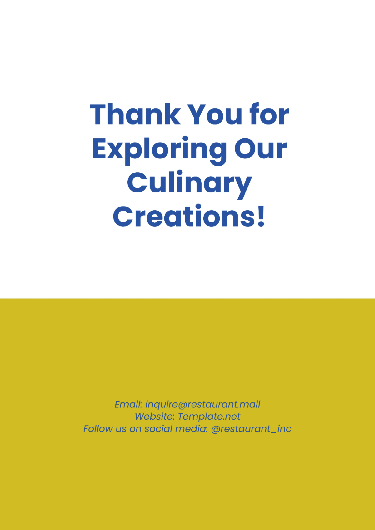 Free Restaurant Cookbook Template to Edit Online Free Restaurant Cookbook Template to Edit Online