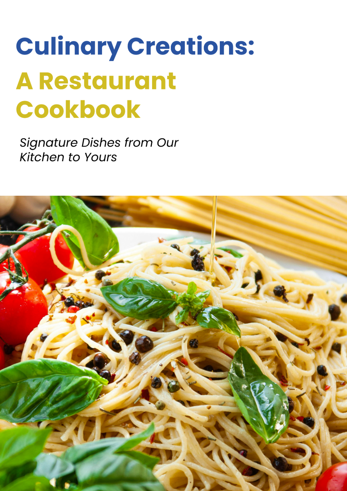 Restaurant Cookbook Template | Template.net