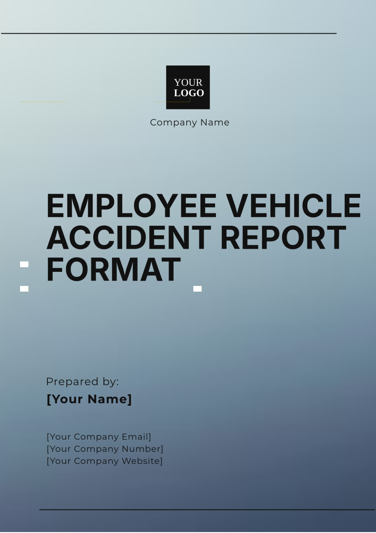 Employee Vehicle Accident Report Format Template - Edit Online & Download