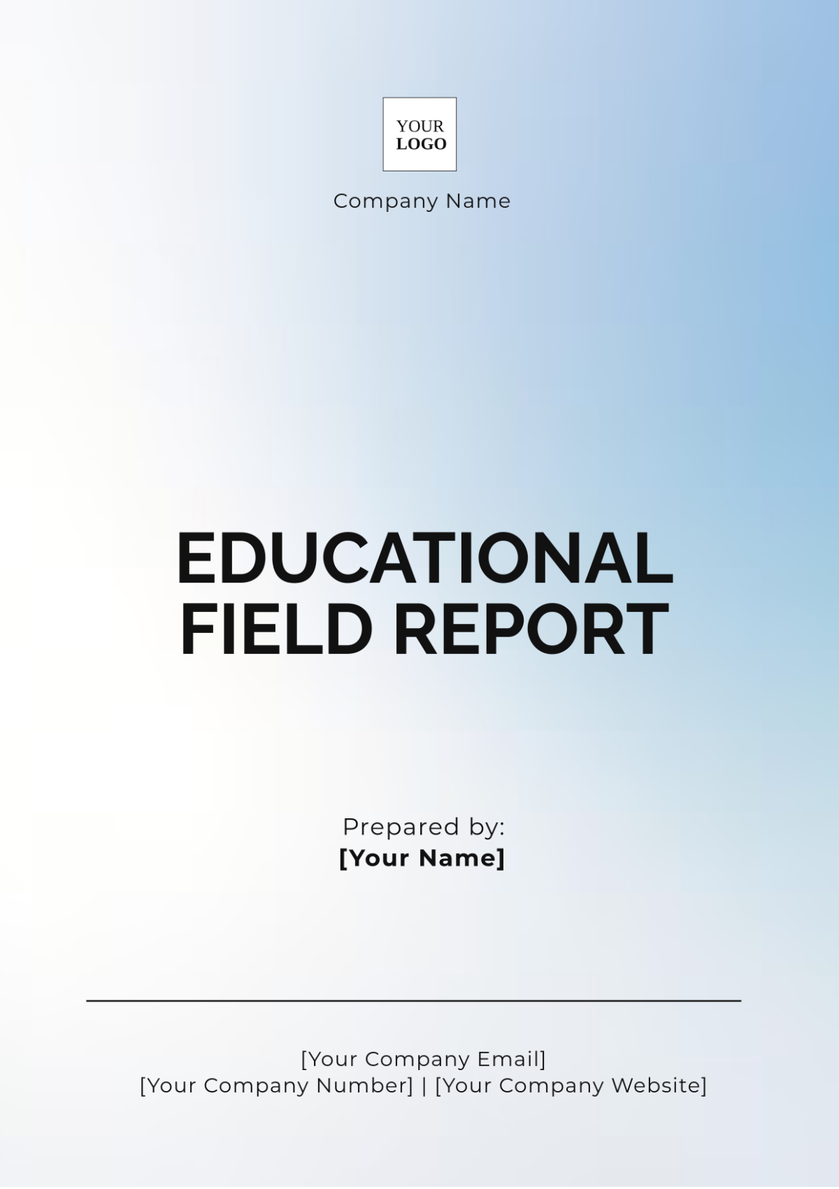 Educational Field Report Template - Edit Online & Download