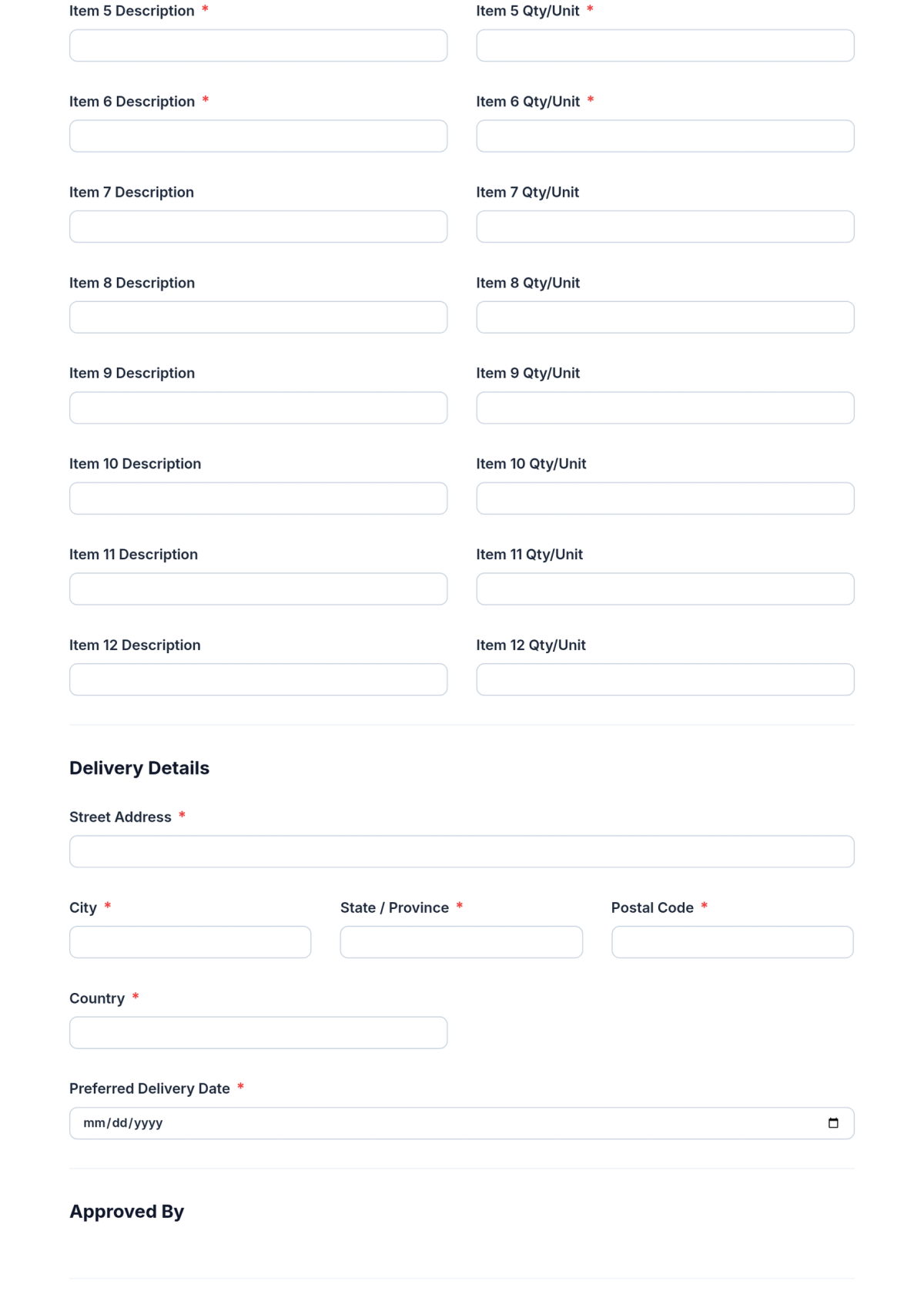 Free Product Requisition Form Template & AI Maker Free Product Requisition Form Template & AI Maker