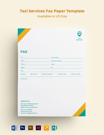 FREE Fax Cover Sheet Template - PDF | Word (DOC) | Excel | InDesign ...