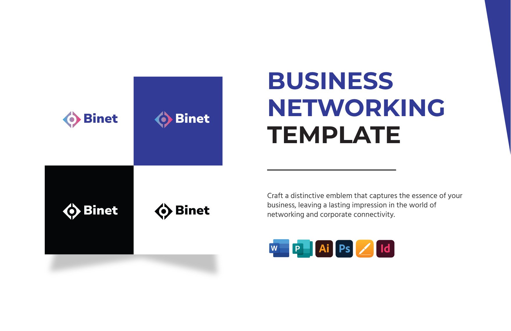 Business Networking Logo Template