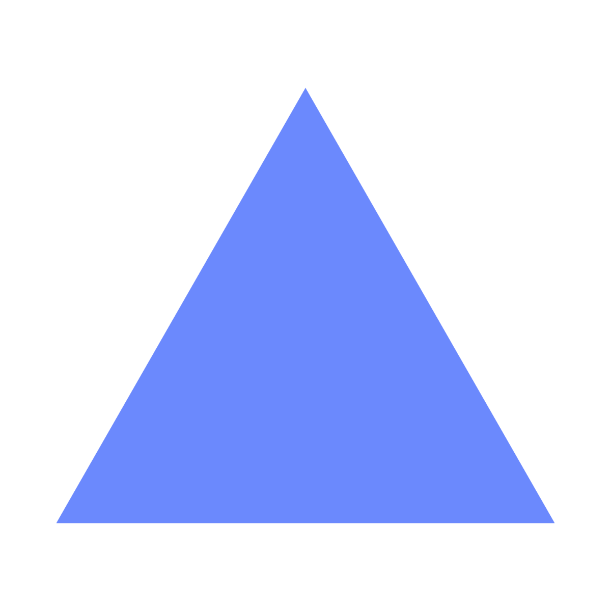 Simple Triangle Clipart