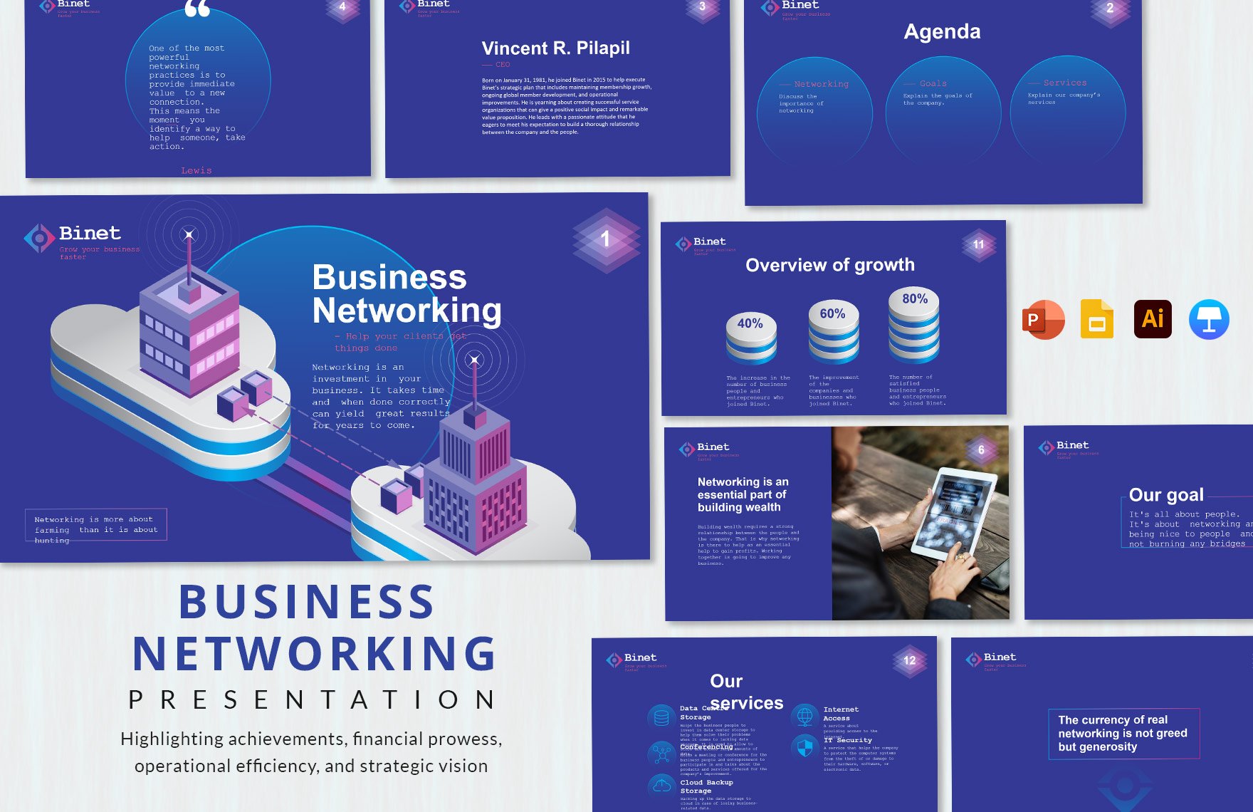 Business Networking Presentation Template