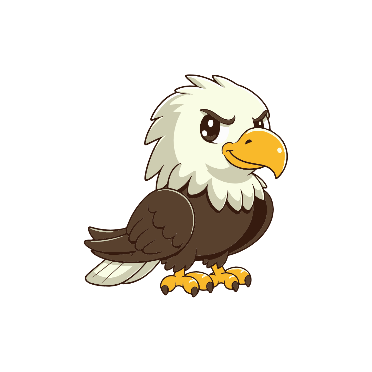 Cartoon Eagle Clipart - Edit Online | Template.net