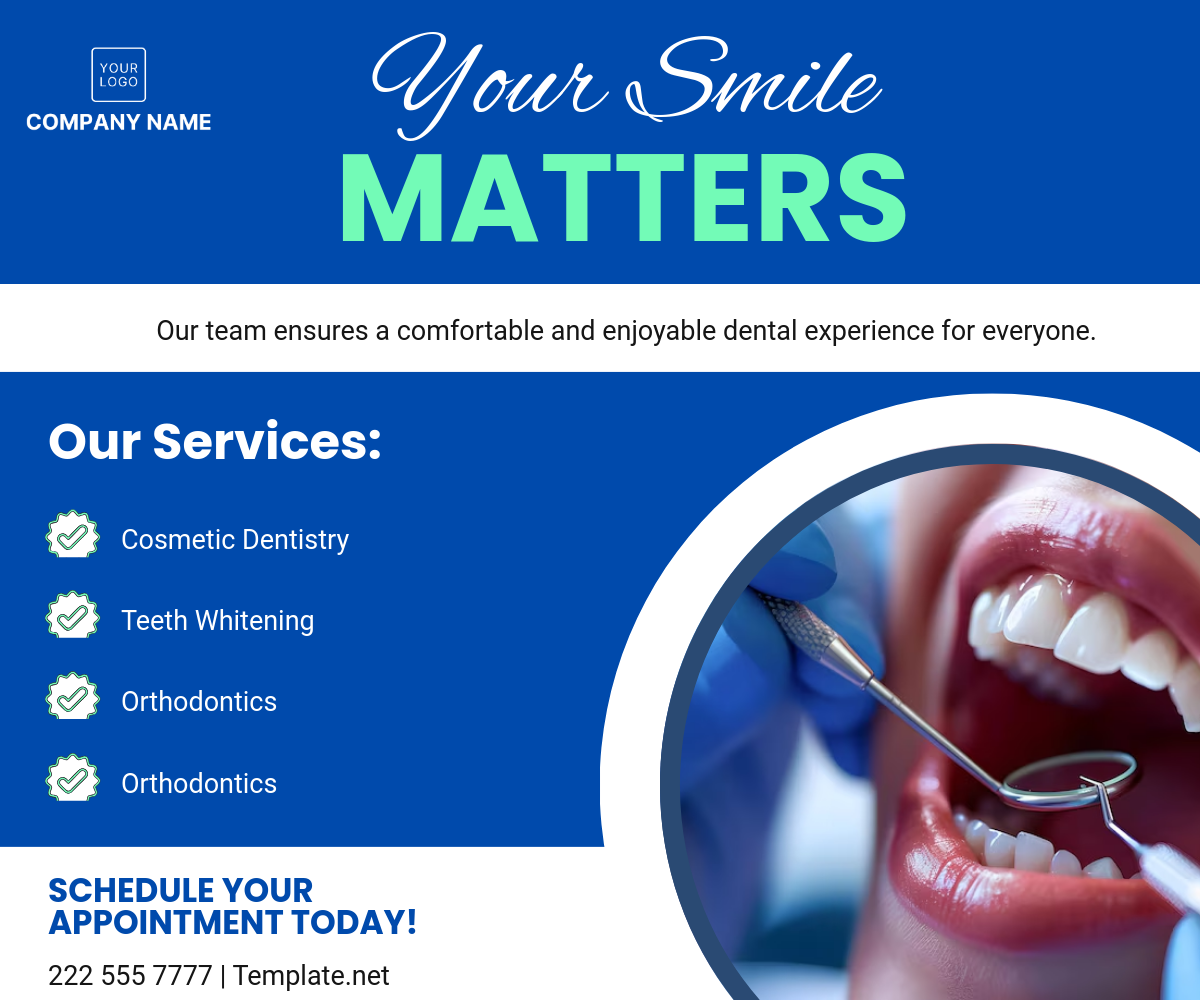 Dental Clinic Banner Template - Download | Template.net