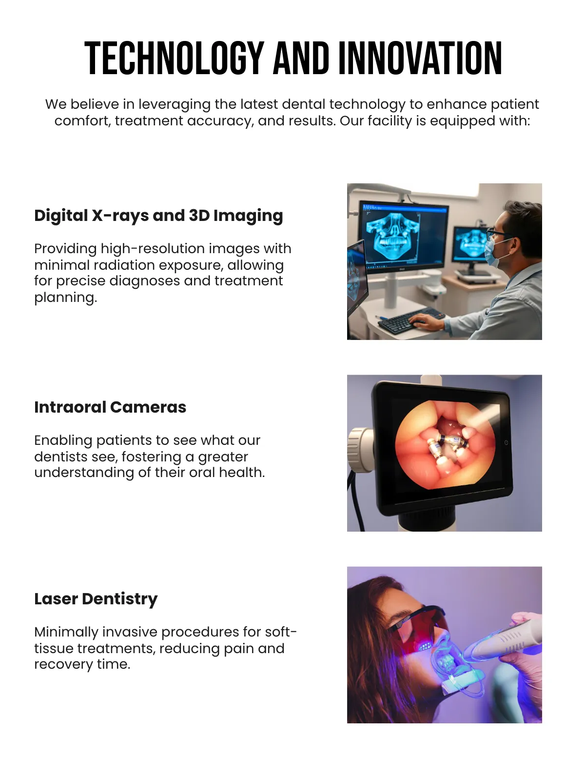 Free Dental Clinic Portfolio Template to Edit Online