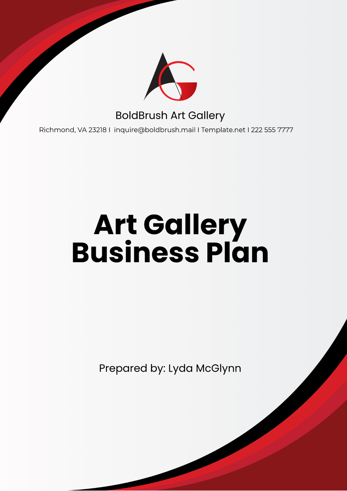 Art Gallery Business Plan Template